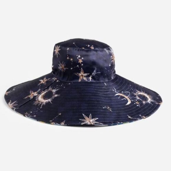 NWT Johnny Was Biya JWLA 3J Workshop Reversible Beach Hat Zolita One Size - Picture 2 of 13